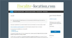 Desktop Screenshot of fiscalite-location.com