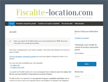 Tablet Screenshot of fiscalite-location.com